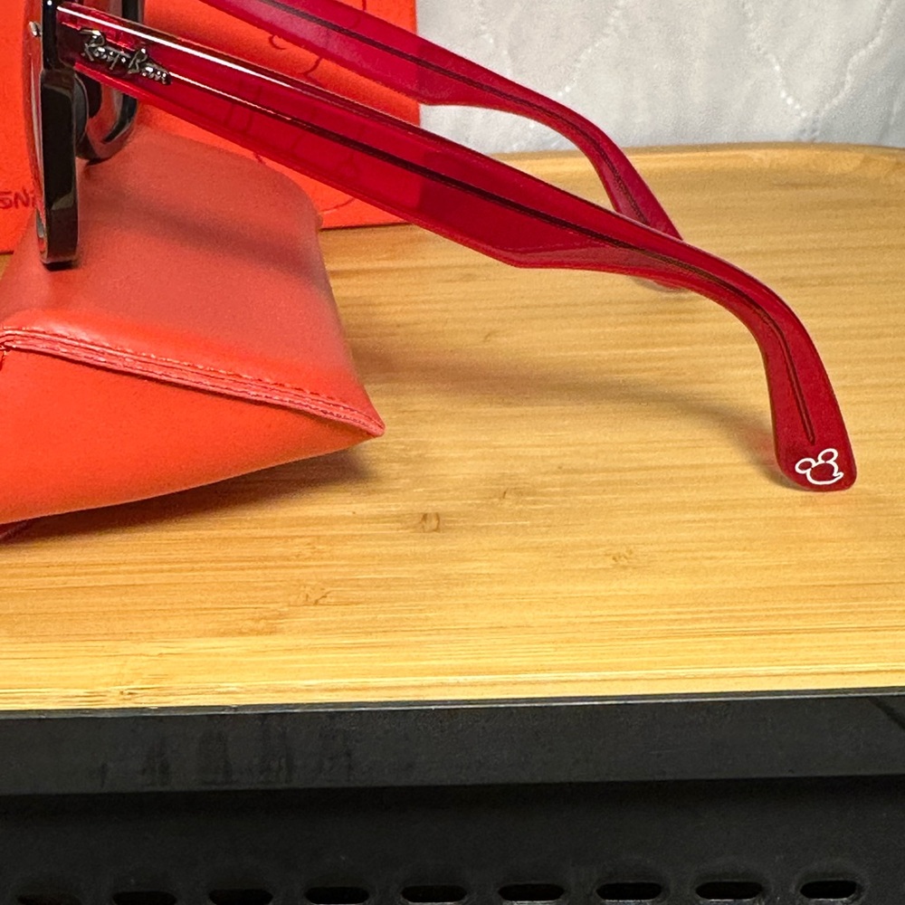 Ray-Ban Black and Red Mickey Sunglasses - Picture 4 of 7